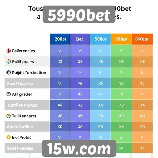 Comparação entre 5990bet e concorrentes no mercado